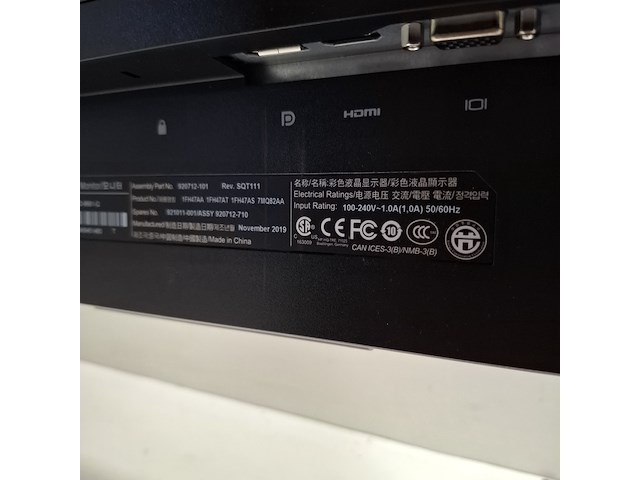 6x monitor hp, e243, 2019 - afbeelding 5 van  25