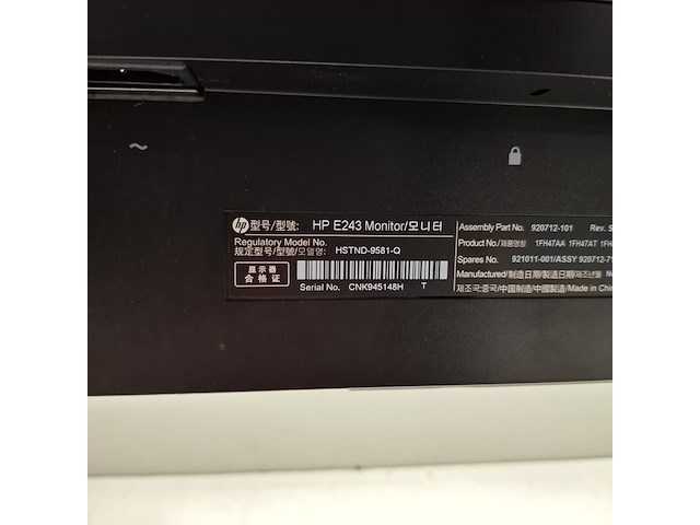 6x monitor hp, e243, 2019 - afbeelding 21 van  26