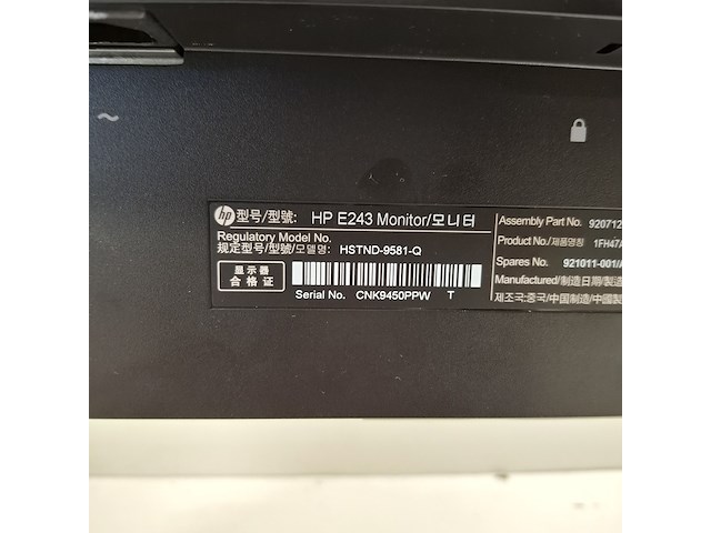 6x monitor hp, e243, 2019 - afbeelding 17 van  26