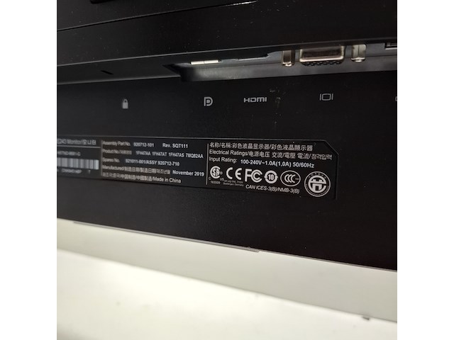 6x monitor hp, e243, 2019 - afbeelding 5 van  26