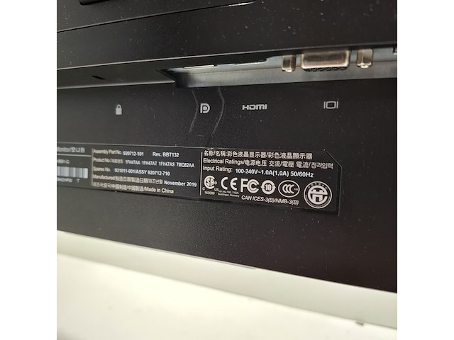 6x monitor hp, e243, 2019 - afbeelding 10 van  26