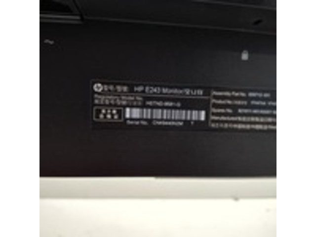 6x monitor, hp, e243, 2019 - afbeelding 8 van  25