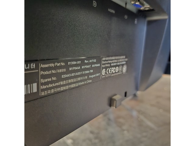 6x monitor hp, hstnd-9001-c, bouwjaar 2017 - afbeelding 7 van  8