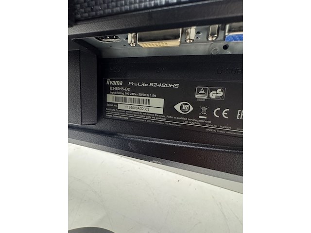 6x monitor, iiyama, prolite b2480hs - afbeelding 8 van  10