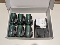 6x multi volt accu, hikoki, bsl 36a18x, en snellader uc18ysl3 - afbeelding 3 van  4