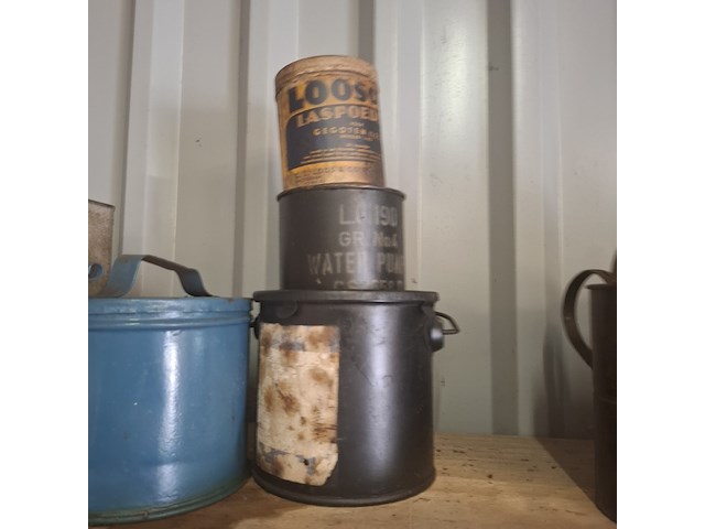 6x nostalgische schenkkan met 7x trechter - afbeelding 2 van  13