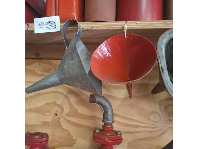 6x nostalgische schenkkan met 7x trechter - afbeelding 5 van  13