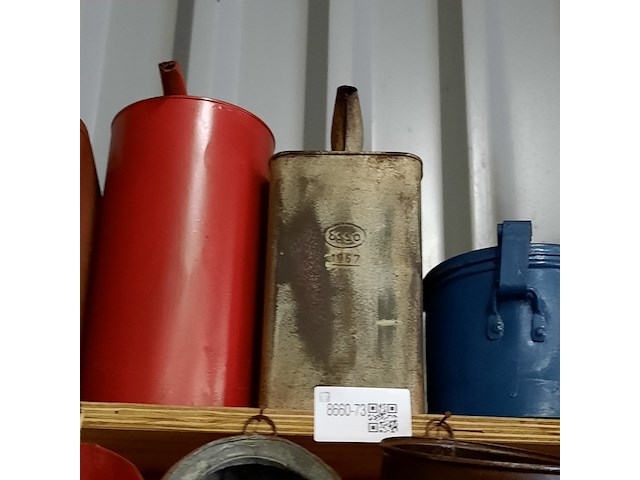 6x nostalgische schenkkan met 7x trechter - afbeelding 8 van  13