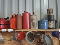 6x nostalgische schenkkan met 7x trechter - afbeelding 11 van  13