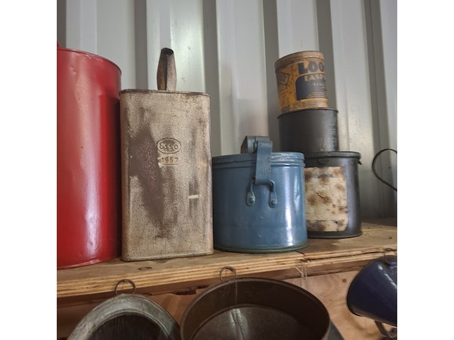 6x nostalgische schenkkan met 7x trechter - afbeelding 13 van  13