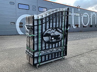 6x ongebruikt dubbele toegangspoort 3670mm model farm