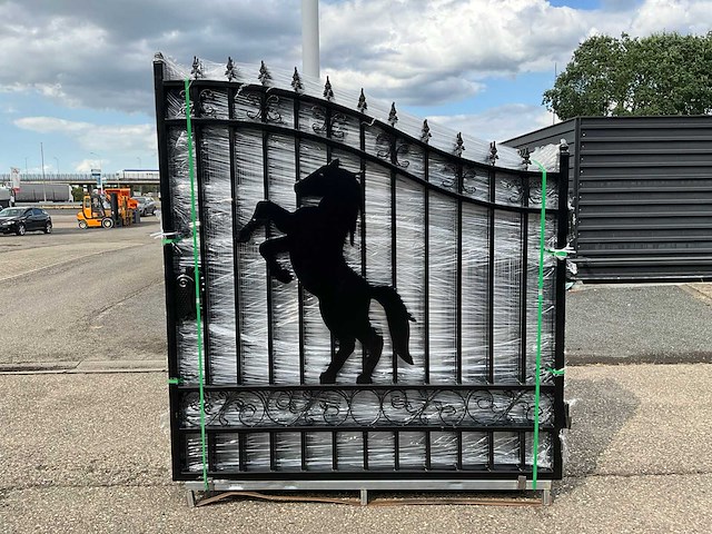 6x ongebruikt dubbele toegangspoort 4350mm model horse - afbeelding 6 van  10