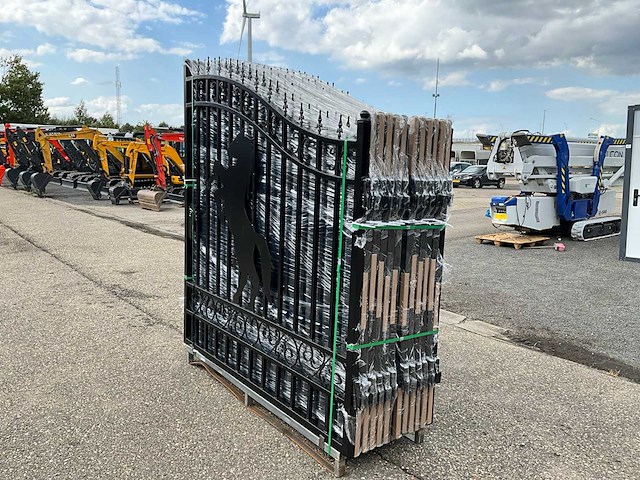 6x ongebruikt dubbele toegangspoort 4350mm model horse - afbeelding 7 van  10