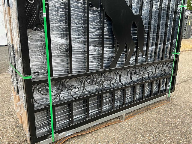 6x ongebruikt dubbele toegangspoort 4350mm model horse - afbeelding 10 van  10