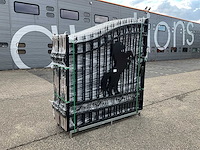 6x ongebruikt dubbele toegangspoort 4350mm model horse - afbeelding 1 van  9