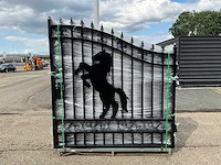 6x ongebruikt dubbele toegangspoort 4350mm model horse - afbeelding 6 van  9