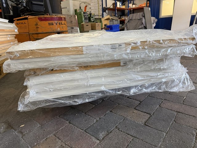 6x opdek binnendeuren, wit - afbeelding 1 van  1