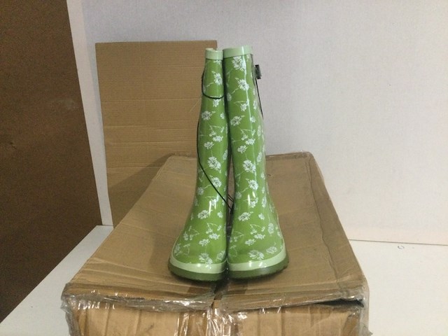 6x paar laarzen, esschert design, jb032 38, groen - afbeelding 1 van  4