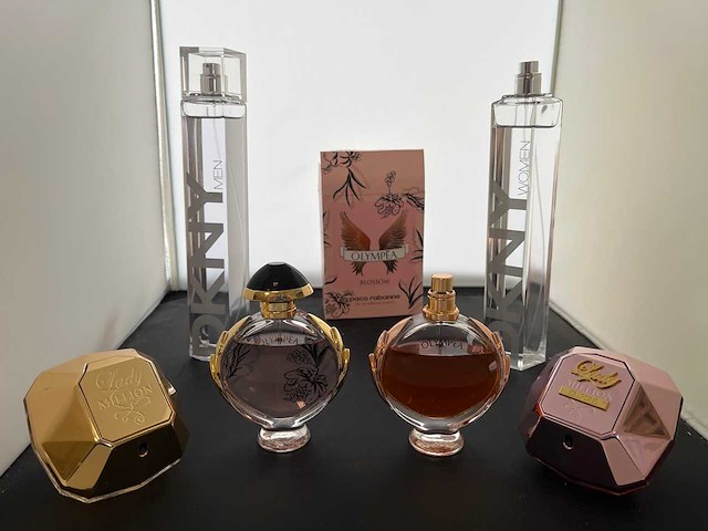 6x paco rabanne en dkny parfum - afbeelding 1 van  2
