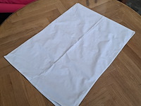 6x pak kussenslopen katoen wit - afbeelding 3 van  3