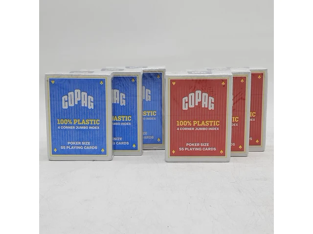 6x pak pokerkaarten, copag - afbeelding 1 van  9