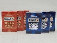6x pak pokerkaarten, fournier