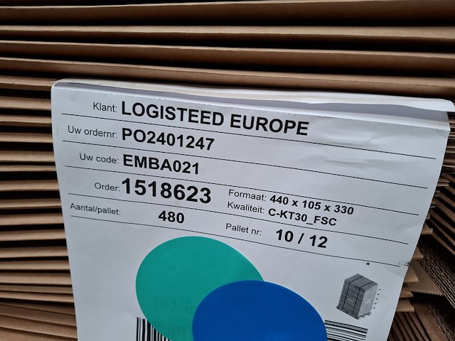 6x pallet verzenddozen - afbeelding 2 van  12