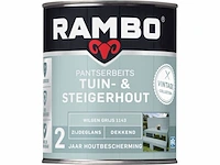 6x pantserbeits tuin & steigerhout, rambo, wilgengrijs (1143), 750 ml - afbeelding 2 van  2