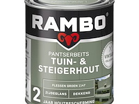 6x pantserbeits zijdeglans rambo, flessengroen, 0,75l - afbeelding 2 van  2