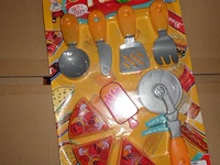 6x pizza speelset op kaart - afbeelding 2 van  3