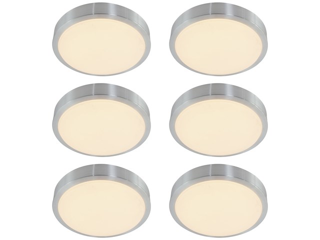 6x plafondlamp, mexlite, galaxy 7831st, staal, 2026 - afbeelding 1 van  4