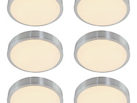 6x plafondlamp, mexlite, galaxy 7831st, staal, 2026 - afbeelding 1 van  4
