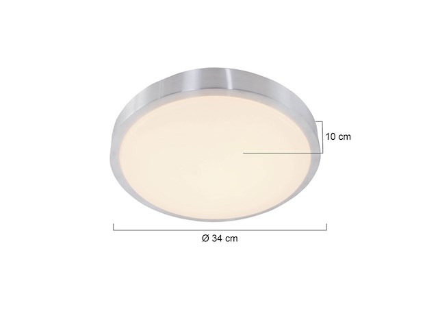 6x plafondlamp, mexlite, galaxy 7831st, staal, 2026 - afbeelding 2 van  4