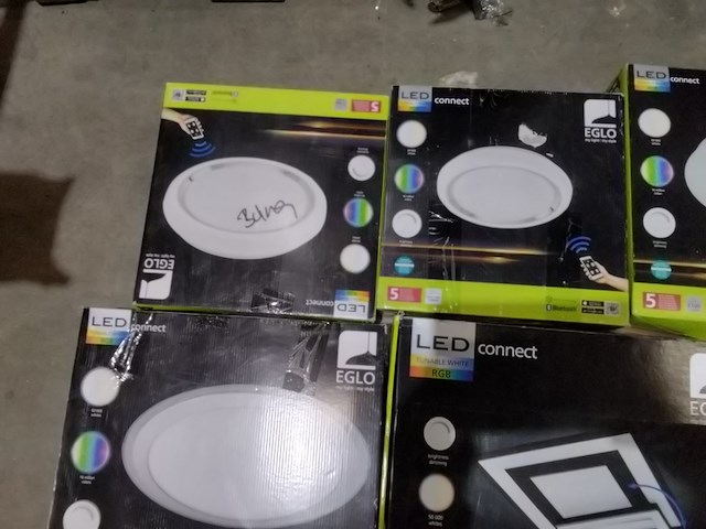 6x plafondlampen , eglo, ledconnect, ongecontroleerd - afbeelding 5 van  5