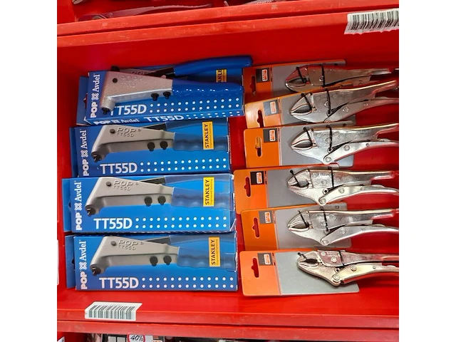 6x popnageltang met 6x klemtang o.a. bahco - afbeelding 1 van  3