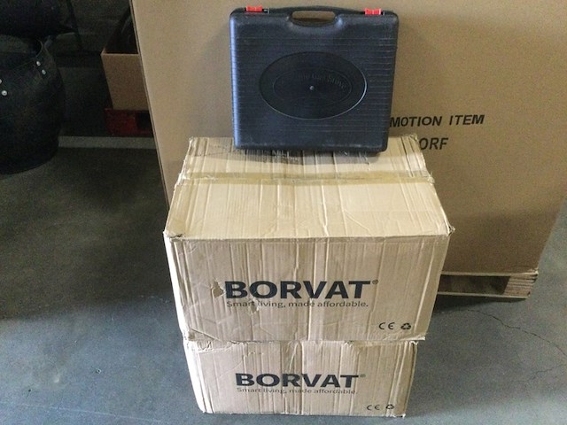 6x portable gasstel borvat, zwart - afbeelding 1 van  5