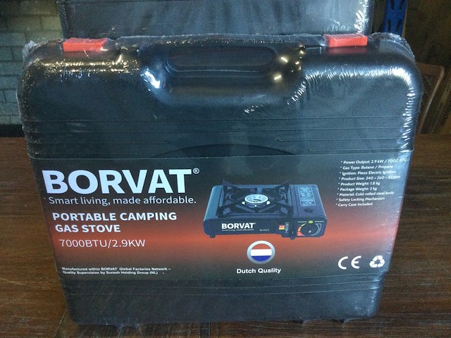 6x portable gasstel in koffer borvat - afbeelding 2 van  4