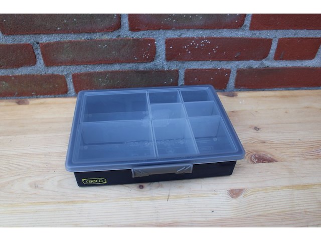 6x raaco assorter 55/4x4 assortimentskoffer 8-vakken - afbeelding 4 van  9