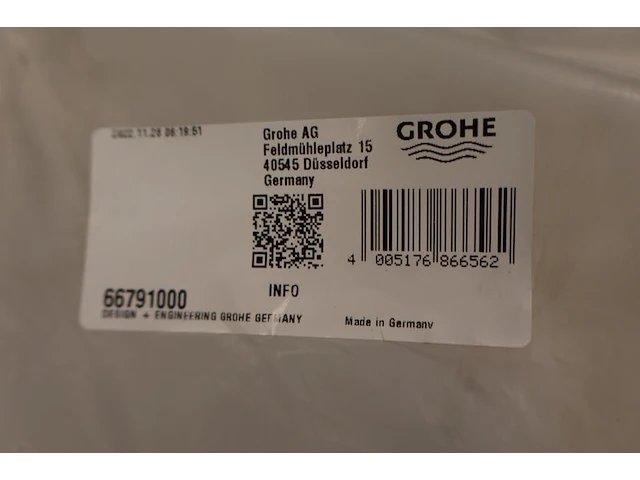 6x revisieschacht grohe, 40911000 + 66791000, wit - afbeelding 6 van  6