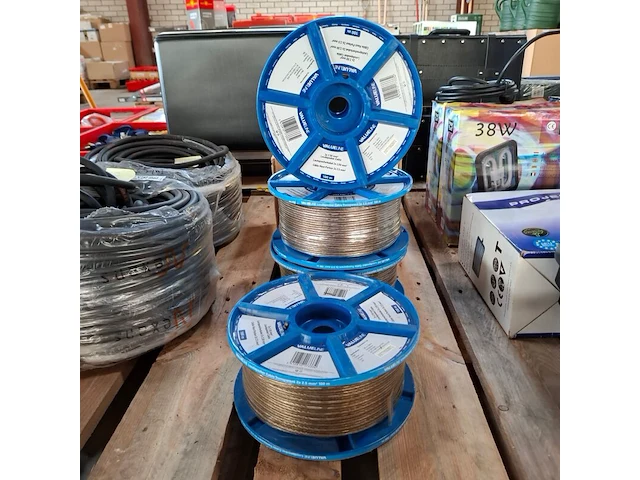6x rol a 100 meter luidsprekerkabel valueline, 2x2,50mm2 - afbeelding 1 van  5