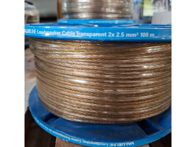 6x rol a 100 meter luidsprekerkabel valueline, 2x2,50mm2 - afbeelding 3 van  5