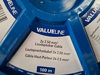 6x rol a 100 meter luidsprekerkabel valueline, 2x2,50mm2 - afbeelding 4 van  5