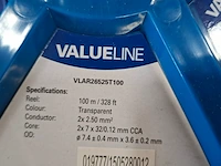 6x rol a 100 meter luidsprekerkabel valueline, 2x2,50mm2 - afbeelding 5 van  5