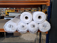 6x rol fijne katoenen molton/flanel, wit - afbeelding 2 van  6