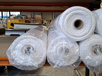 6x rol fijne katoenen molton/flanel, wit - afbeelding 6 van  6