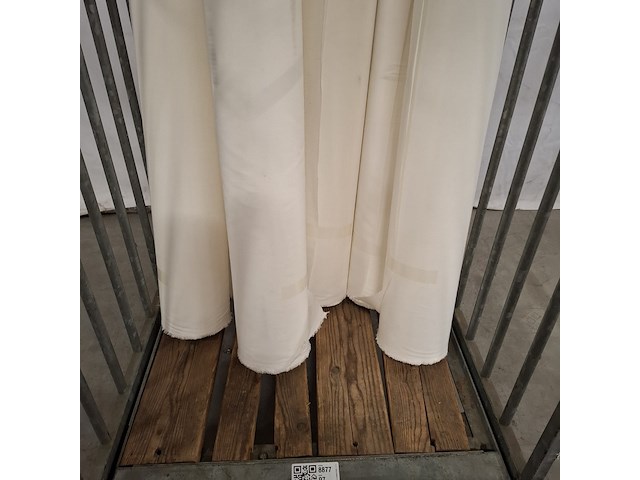 6x rol schaduwdoek | breedte 248cm, naturel wit - afbeelding 3 van  5