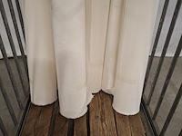 6x rol schaduwdoek | breedte 248cm, naturel wit - afbeelding 3 van  5