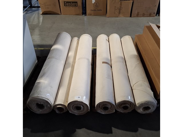 6x rol zware canvas eco-katoen, wit - afbeelding 2 van  5