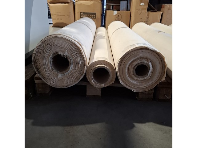 6x rol zware canvas eco-katoen, wit - afbeelding 3 van  5