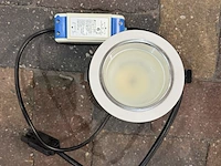 6x ronde led-inbouwspot, led spot met losse driver, wit